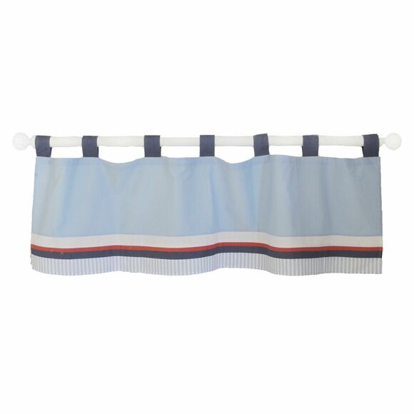 My Baby Sam First Mate Valance Curtain In Blue 52" X 14" - Picture 1 of 1